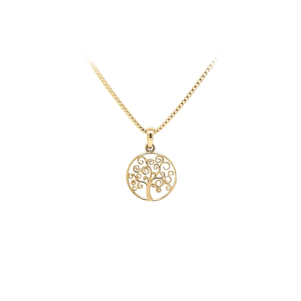Gold Pendant Tree of Life
