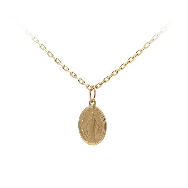 Zlatý Přívěsek Madonka Panna Marie
