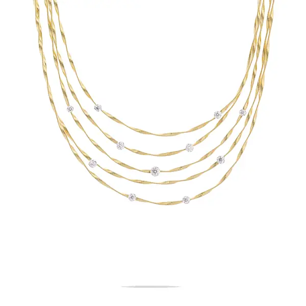 Zlatý Náhrdelník Marco Bicego Marrakech CG340-B8 YW