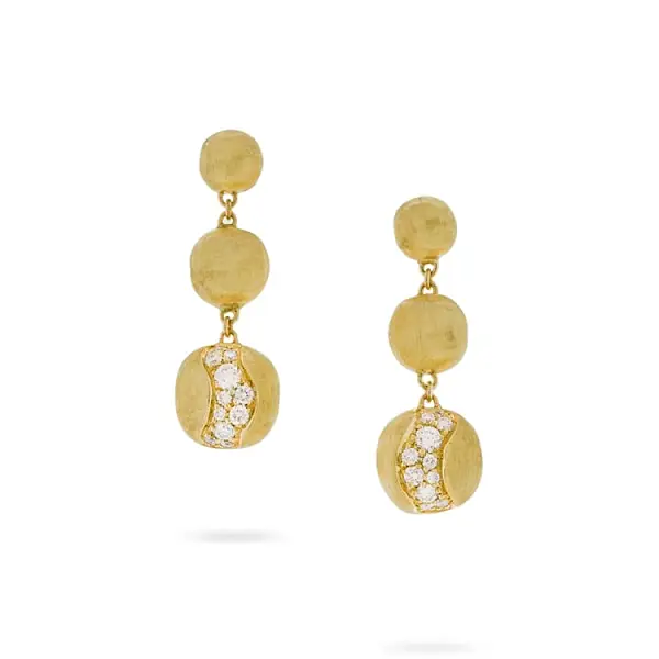 Zlaté Náušnice s Diamanty Marco Bicego Africa
