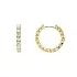 Nadčasové Kruhové Náušnice ze Zlata a Diamantů