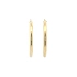 Delicate 14K Yellow Gold Hoop Earrings, Ø 46.80 mm