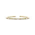Diamond cuff bracelet made of 18kt yellow gold, 0,79 ct