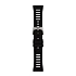 Чёрный силиконовый ремешок Tissot 21 мм SX T852.049.249