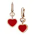Gold Earrings Chopard Happy Hearts 837482-5810