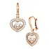 Gold Earrings Chopard Happy Diamonds 83A611-5401