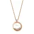 Gold Pendant Chopard Happy Diamonds 799434-5001