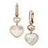 Gold Earrings Chopard Happy Hearts 837482-5310