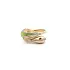 Gold Ring with Green Stone
