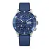 Fortis Novonaut N-42 Cobalt Blue on Hybrid Strap F2040013
