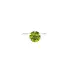 Ring in 18k white gold with peridot 1.40 ct