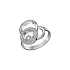 Gold Ring Chopard Happy Diamonds 829769-1011