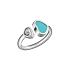 Zlatý Prsten Chopard Happy Hearts 829482-1408
