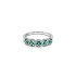Gold Ring with Emeralds and Diamonds