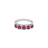 Gold Ring with Rubies and Diamonds