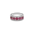 Gold Ring with Rubies and Diamonds