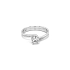 Gold Engagement Ring with Diamond