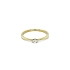 Gold Engagement Ring with Diamond
