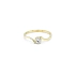 Gold Engagement Ring with Diamond