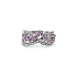 Gold Ring with Pink Sapphires and Diamonds
