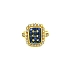 Gold Ring with Sapphires and Diamonds