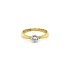 Gold Engagement Ring with Diamond
