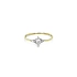 Gold Engagement Ring with Diamonds