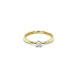 Gold Engagement Ring with Diamond