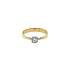 Gold Engagement Ring with Diamonds