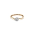 Gold Engagement Ring with Diamond