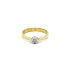 Gold Engagement Ring with Diamonds