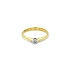 Gold Engagement Ring with Diamond