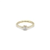 Gold Engagement Ring with Diamond
