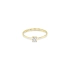 Gold Engagement Ring with Diamond