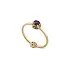 Zlatý Prsten Gucci Interlocking G Amethyst YBC662428003014