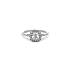 Gold Engagement Ring with Diamonds