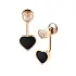 Náušnice Chopard Happy Hearts 83A082-5201