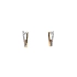 Gold Earrings with Diamonds