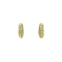 Gold Earrings with Diamonds