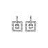 Gold Earrings with Diamonds