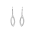 Gold Earrings with Diamonds