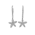 Gold Earrings with Diamonds