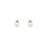 Gold Earrings Natural Pearls and Diamonds