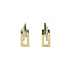 Gold Earrings with Diamonds