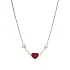 Zlatý Náhrdelník Chopard Happy Hearts 81A082-5801