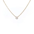 Gold Necklace with Diamonds