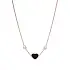 Zlatý Náhrdelník Chopard Happy Hearts 81A082-5201