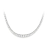 Gold Tennis Necklace with Diamonds