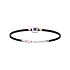Gold Men's Bracelet Zancan with Sapphire