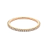 Tennis Bracelet with Pink Gold Diamonds